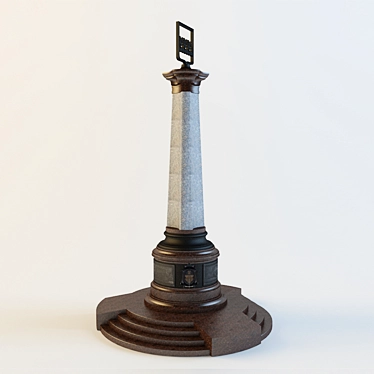 City Monument: Impressive Landmark 3D model image 1 