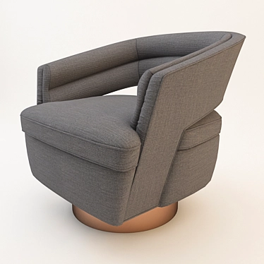 Elegant Russel Armchair 3D model image 1 