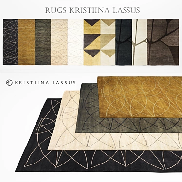 Luxury Nordic Rugs Collection 3D model image 1 