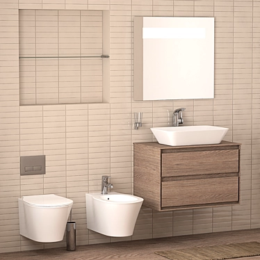 Connect Air Ideal Standard: Stylish Bathroom Collection 3D model image 1 