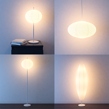 Sleek Light Set for IKEA Sollefteo 3D model image 1 