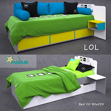 Modern LOL-Beds: Youth Furniture to Express Yourself 3D model image 1 