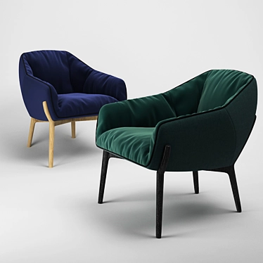 Nido Chair by Sancal: Sleek and Stylish Seating 3D model image 1 
