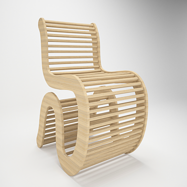 ErgoMax Chair: Premium Design & Comfort 3D model image 1 