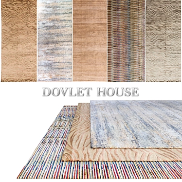 Luxury Dovlet House Carpets Set 3D model image 1 