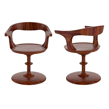 Legacy Donna Chair: Timeless Elegance 3D model image 1 