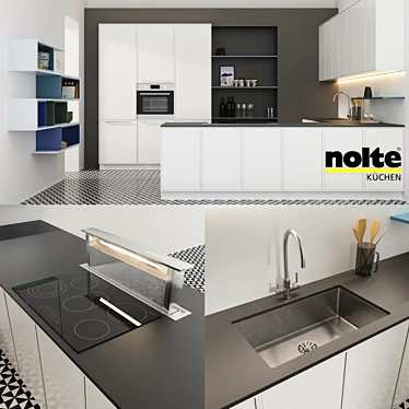 Nolte Kuchen Kitchen Set 3D model image 1 