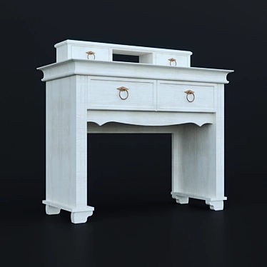 Amelie Vanity Table - Hoff Store 3D model image 1 