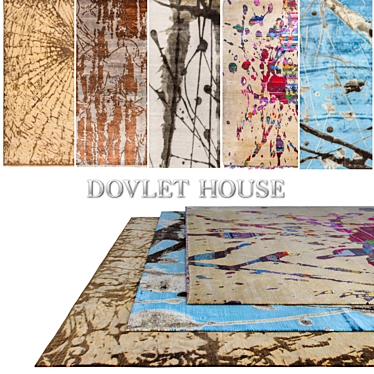 DOVLET HOUSE Carpets Collection (5 Pieces) 3D model image 1 