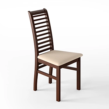 Classic Oak Chair 2011 3D model image 1 