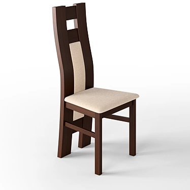 Oak Classic Chair - Elegant and Timeless Design 3D model image 1 