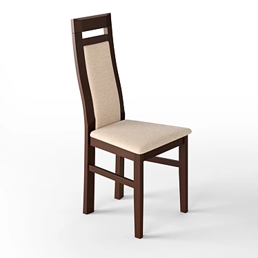 Classic Oak Chair 20 3D model image 1 