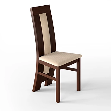 Oak Classic Chair - Stylish and Timeless 3D model image 1 