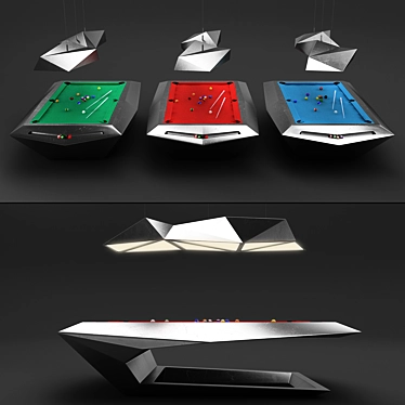 Crystal Billiards Table 3D model image 1 