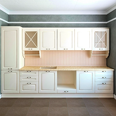 Edelform Kitchen: Elegant and Spacious 3D model image 1 
