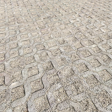 Corona Cobblestones_7: 4k Textured Floor 3D model image 1 
