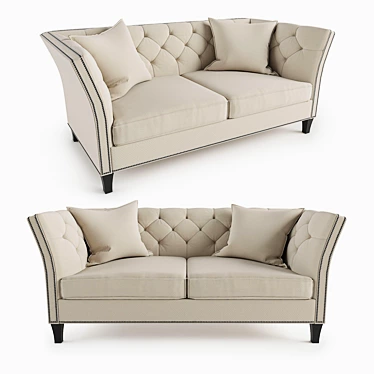 Stylish V-Ray Sofa - High Quality and Versatile 3D model image 1 