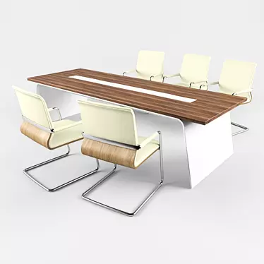 SENOR Executive Furniture Set 3D model image 1 