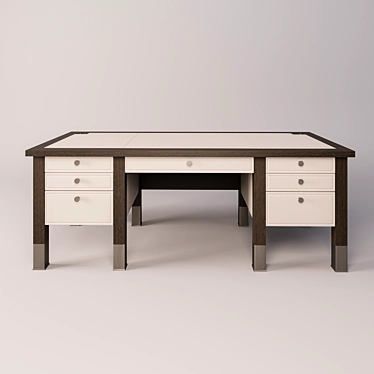 Elegant Italian Writing Desk 3D model image 1 