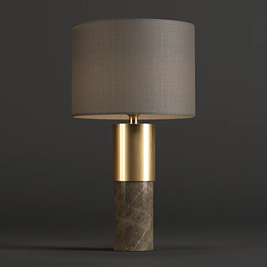 John Lewis Akani Table Lamp - Illuminate Your Space 3D model image 1 