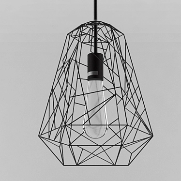 Elegant Loft Chandelier in 87 3D model image 1 