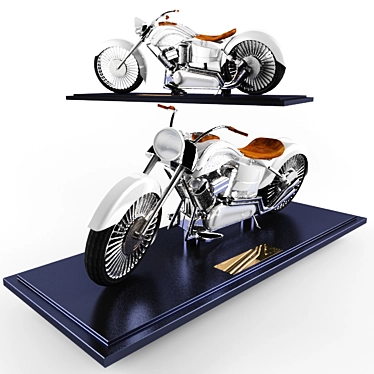 Revolutionary Motorcycle Office Furniture 3D model image 1 