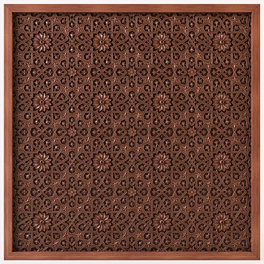 Modular Decorative Panel Set 3D model image 1 