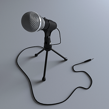 Trust Desktop Microphone 3D model image 1 