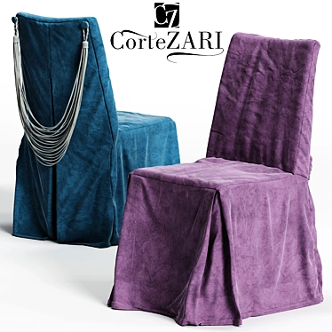 Modern Corte ZARI KARIS Chair 3D model image 1 