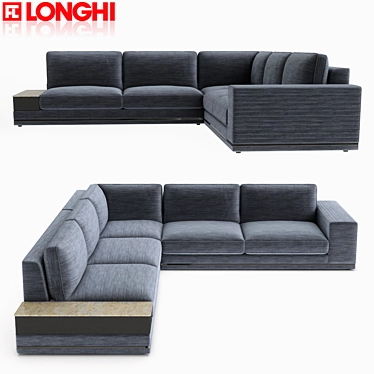 Modern Longi Cohen Sectional Sofa 3D model image 1 