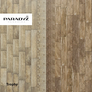 Paradyz Trophy: Elegant Beige and Brown Tiles 3D model image 1 