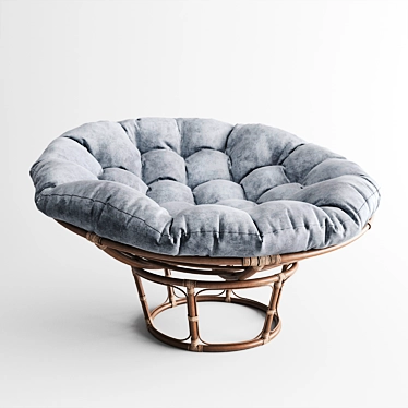 Papasan Taupe Chair