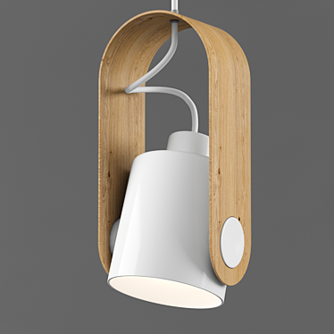 Sleek Track Light for Modern Spaces 3D model image 1 