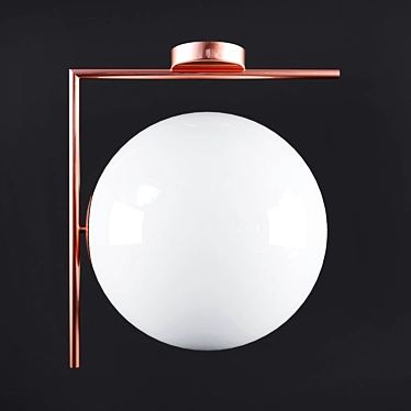 Modern LED Suspension Light - Perfect for Home Living 3D model image 1 