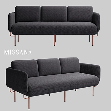 Elegant Alce Chair: Modern Comfort 3D model image 1 