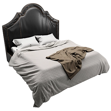 Restoration Hardware Jameson Leather Bed