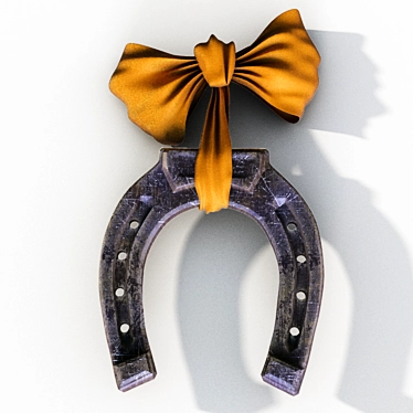 Lucky Bow Horseshoe 3D model image 1 