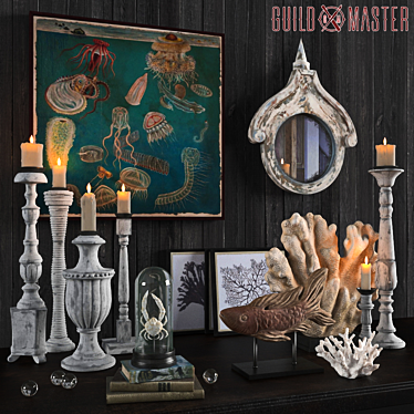 Guild Master Decorative Accessory Set 3D model image 1 