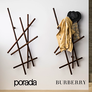 Porada & Burberry Hallway Set 3D model image 1 
