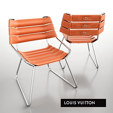 Luxury Nomadic Louis Vuitton Chair 3D model image 1 