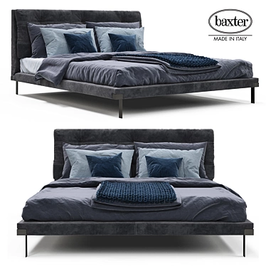 Elegant Baxter Viktor Bed - Russian translation if needed 3D model image 1 