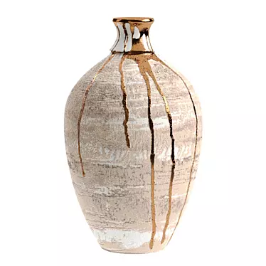 Molten Copper Vase 3D model image 1 