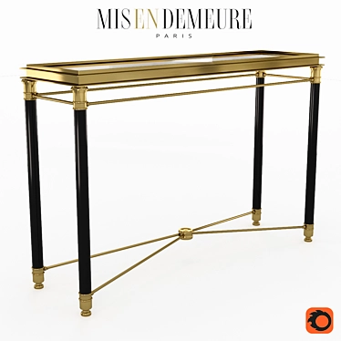 Elegant Faurbourg Console: French Chic for Your Home 3D model image 1 
