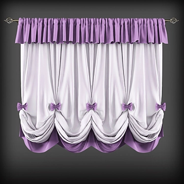 Short Classic Style Curtains

Короткие шторы в классическом стиле 3D model image 1 