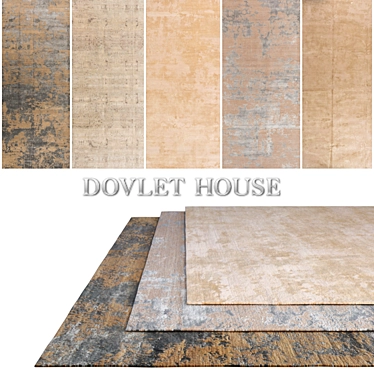 Luxury Carpets: DOVLET HOUSE - Set of 5 (Part 119) 3D model image 1 