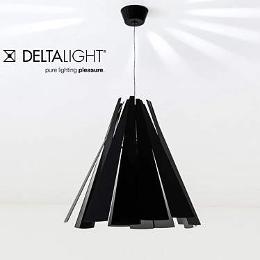 Sleek Metronome Pendant Light 3D model image 1 