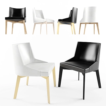 Moore Chair: Stylish Design by Umberto Asnago 3D model image 1 