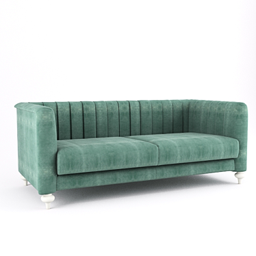 Elegant Saloni Vivaldi Sofa 3D model image 1 