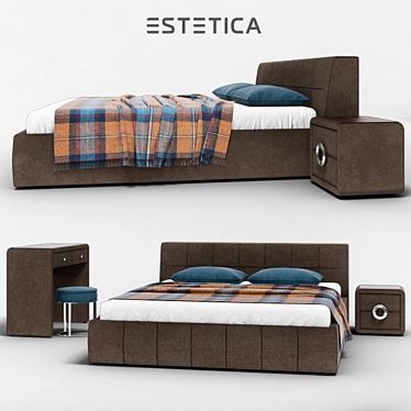 Astoria Bedroom Set 3D model image 1 