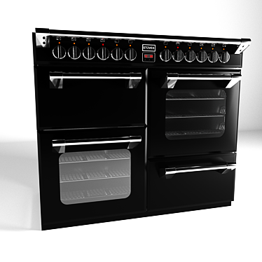 Stylish Stoves Richmond 1000DFT 3D model image 1 